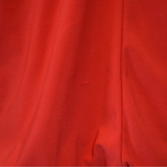 Red Cache Dress with Gold Chain Halter Neck - Picture 8 of 10